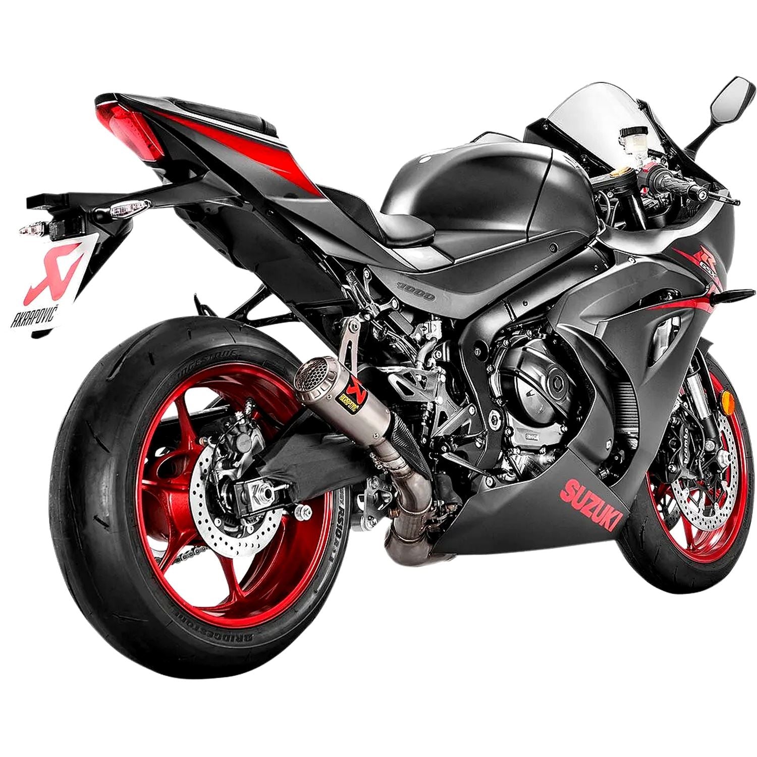 Akrapovic Titanium Line Slip On Silencer For Suzuki GSX-R 1000 RZ ABS 2022-2025